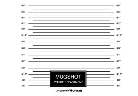 Mugshot Sign Template Free